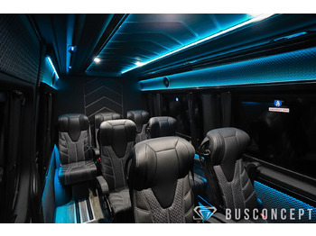 Jaunā Mikroautobuss, Pasažieru furgons Mercedes Sprinter 319 Busconcept L3H2 9-Sitze: foto 4