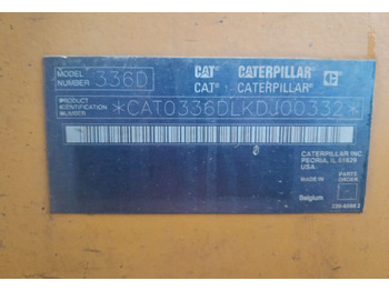 Kāpurķēžu ekskavators Caterpillar 336D: foto 5