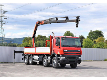 Bortu kravas automašīna/ Platforma, Kravas auto ar manipulatoru DAF CF 85.410: foto 2