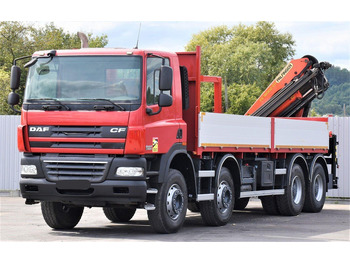 Bortu kravas automašīna/ Platforma, Kravas auto ar manipulatoru DAF CF 85.410: foto 3