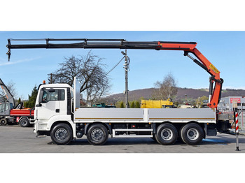 Bortu kravas automašīna/ Platforma, Kravas auto ar manipulatoru MAN TGS 35.500: foto 5
