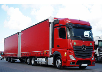 Kravas automašīna ar tentu MERCEDES-BENZ Actros 2545