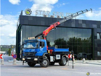 Kravas automašīna pašizgāzējs, Kravas auto ar manipulatoru Mercedes-Benz AXOR 1833 4x4 Palfinger PK 22002 EH Crane Winch: foto 4