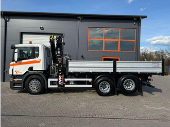 Kravas automašīna pašizgāzējs, Kravas auto ar manipulatoru Scania SCANIA P270 6x2 wywrotka 3-stronna + HDS TEREX ATLAS 165.2E: foto 2