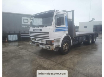 Bortu kravas automašīna/ Platforma SCANIA P 93 M 280 | 6X2 | On springs suspension |: foto 3