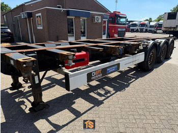 Puspiekabe noņemamā virsbūve/ Konteineru vedējs Krone SD Containerchassis, 3 erPaket, 2x20/30/40/45 - MULTI - NL TRAILER: foto 4