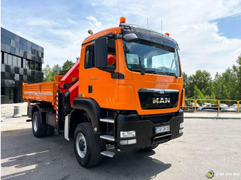 MAN  TGS 18.480 4x4 PALFINGER PK 22002  Crane Kipper līzingu MAN  TGS 18.480 4x4 PALFINGER PK 22002  Crane Kipper: foto 5