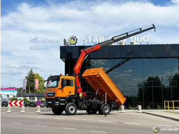 MAN  TGS 18.480 4x4 PALFINGER PK 22002  Crane Kipper līzingu MAN  TGS 18.480 4x4 PALFINGER PK 22002  Crane Kipper: foto 4