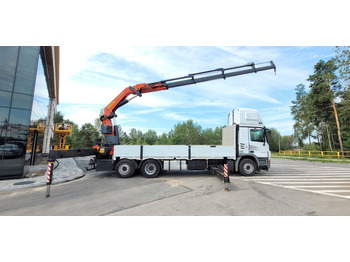 Kravas auto ar manipulatoru, Bortu kravas automašīna/ Platforma Mercedes-Benz ACTROS 2546 6x2 Palfinger PK 50002 EURO 5 Cran .: foto 4