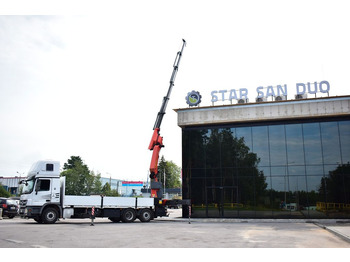 Kravas auto ar manipulatoru, Bortu kravas automašīna/ Platforma Mercedes-Benz ACTROS 2546 6x2 Palfinger PK 50002 EURO 5 Cran .: foto 3