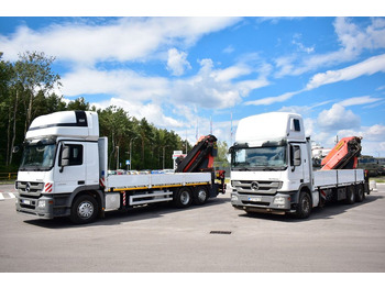 Kravas auto ar manipulatoru, Bortu kravas automašīna/ Platforma Mercedes-Benz ACTROS 2546 6x2 Palfinger PK 50002 EURO 5 Cran .: foto 5