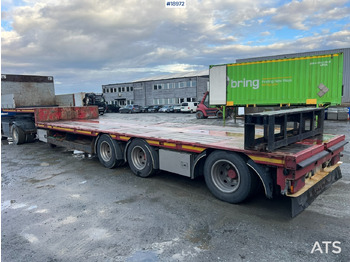 Puspiekabe zema profila platforma HRD