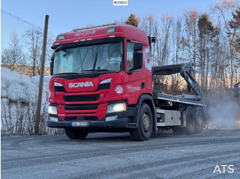 Būvgružu konteineru vedējs SCANIA P 450