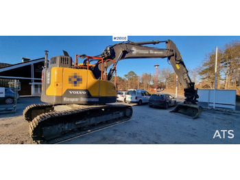 Ekskavators Volvo ECR235 EL gravemaskin m/ graveskuffe, pusseskuffe, rototilt og gps: foto 2