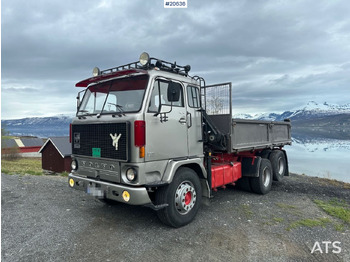 Bortu kravas automašīna/ Platforma, Kravas auto ar manipulatoru Volvo F89 46: foto 2
