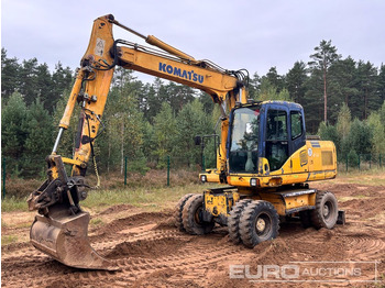 Riteņu ekskavators KOMATSU PW160