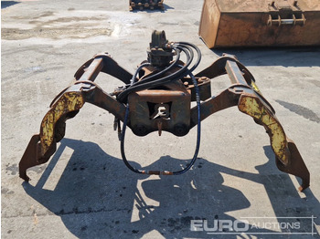 Papildaprīkojums - Ekskavators Hydraulic Rotating Grapple: foto 5