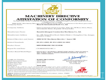 Mini-ekskavators HYUNDAI