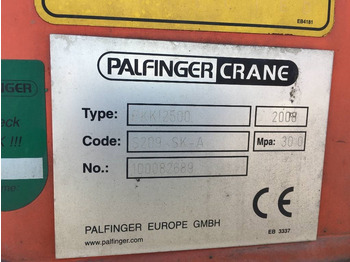 Celtnis-manipulators - Kravas automašīna Palfinger PKK12500: foto 3