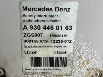 Elektrosistēma - Kravas automašīna MERCEDES ECU A9304460163: foto 3