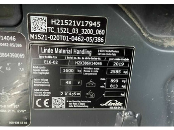 Elektroiekrāvējs Linde E16-02: foto 4