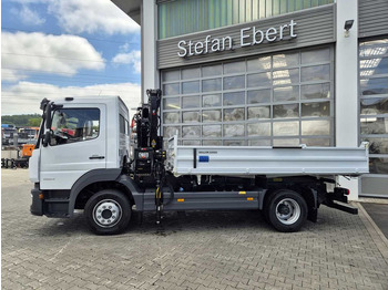 Jaunā Kravas automašīna pašizgāzējs, Kravas auto ar manipulatoru Mercedes-Benz Atego 1224 KK Kipper+Kran+Funk+Greifersteuerung: foto 4