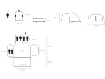 Dzīvojamais treileris Camp-let Passion: foto 4 Dzīvojamais treileris Camp-let Passion: foto 4