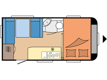 Dzīvojamais treileris HOBBY DE LUXE 440 SF