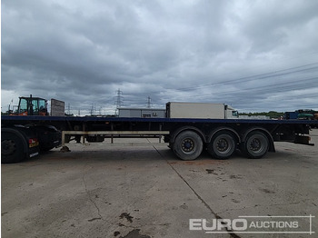 Bortu puspiekabe/ Platforma 2007 SDC Trailer Tri Axle Extendable Flatbed Trailer, Twist Locks, Rear Steer: foto 2