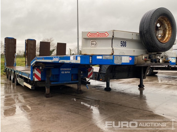 Puspiekabe zema profila platforma NOOTEBOOM