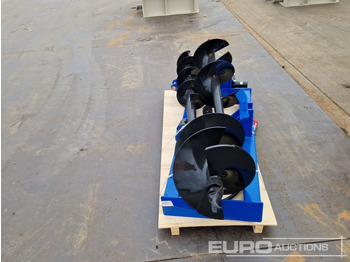 Papildaprīkojums - Ekskavators Unused 2025 GIYI 400mm, 300mm, 200mm Hydraulic Auger to suit Skidsteer: foto 4