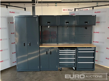 Garāžu aprīkojums Unused Boss 2.6m 9 Drawer, 5 Cabinet Tool Station: foto 2