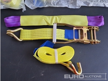 Celtniecības maisītājs Unused Boss 4M x 50mm 5 Ton Ratchet Straps with Sling (4 of): foto 4