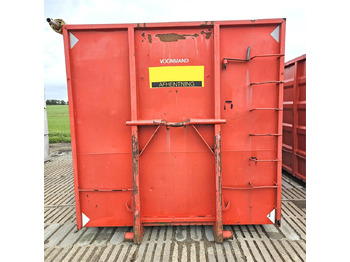 Huka konteiners ABC Træfliscontainer med pressening.: foto 2