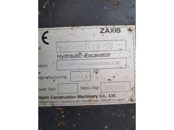 Kāpurķēžu ekskavators HITACHI ZX 670 45: foto 5