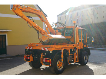 Komunālā/ Specializētā tehnika Unimog Unimog U 400/Hydrostat/Mähtür +MULAG MHU 800: foto 5