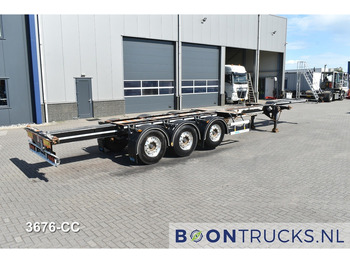 Puspiekabe noņemamā virsbūve/ Konteineru vedējs D-Tec FLEXITRAILER | 2x20-30-40-45ft HC * MB / DISC * ALCOA * 2x EXTENDABLE: foto 2