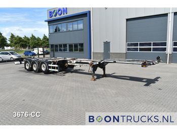Puspiekabe noņemamā virsbūve/ Konteineru vedējs D-Tec FLEXITRAILER | 2x20-30-40-45ft HC * MB / DISC * ALCOA * 2x EXTENDABLE: foto 4