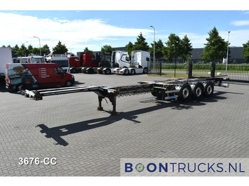 Puspiekabe noņemamā virsbūve/ Konteineru vedējs D-Tec FLEXITRAILER | 2x20-30-40-45ft HC * MB / DISC * ALCOA * 2x EXTENDABLE: foto 5
