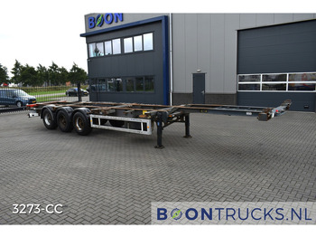 Puspiekabe noņemamā virsbūve/ Konteineru vedējs Krone SDC 27 FIXED | 2x20-30-40ft HC * LIFT AXLE * NL TRAILER: foto 4