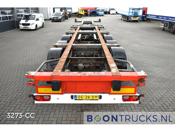 Puspiekabe noņemamā virsbūve/ Konteineru vedējs Krone SDC 27 FIXED | 2x20-30-40ft HC * LIFT AXLE * NL TRAILER: foto 5