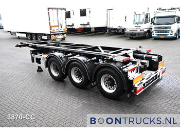 Puspiekabe noņemamā virsbūve/ Konteineru vedējs LAG O-3-CC TANK CHASSIS | 20t * 3250 Kg * ADR AT-FL-OX * BPW / DISC: foto 3