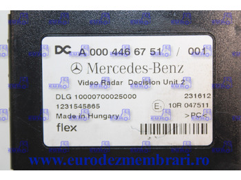 Elektroniskais vadības bloks (ECU) - Kravas automašīna CALCULATOR VIDEO RADAR MERCEDES ACTROS MP5 A0004466751: foto 3
