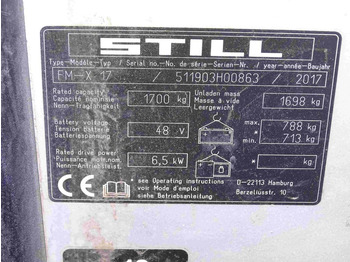 Bīdmasta krautņotājs Still FM-X17: foto 5