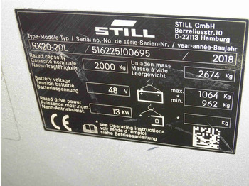 Elektroiekrāvējs Still RX20-20L: foto 5
