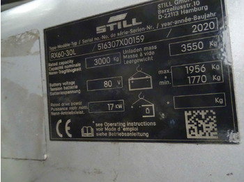 Elektroiekrāvējs Still RX60-30L: foto 5