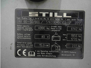 Elektroiekrāvējs Still RX60-50/600: foto 5
