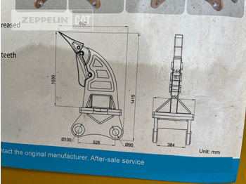 Irdinātājs - Celtniecības tehnika Komponenten Aufreißer 336D: foto 3