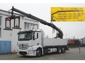 Kravas auto ar manipulatoru MERCEDES-BENZ Antos 2543