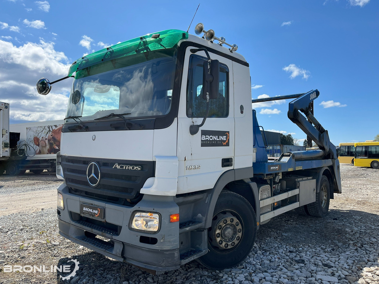 2004 Mercedes-Benz Actros 1832 Skip Loader Joab - Būvgružu konteineru vedējs: foto 1 2004 Mercedes-Benz Actros 1832 Skip Loader Joab - Būvgružu konteineru vedējs: foto 1